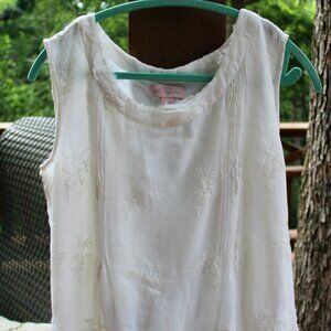 April Cornell crepe blouse
